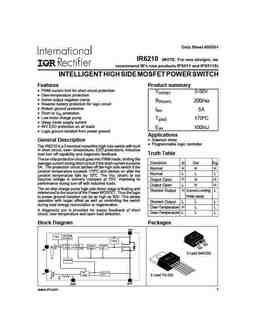 Ir Pdf Datasheet All Transistors Datasheet Power Mosfet Igbt Ic