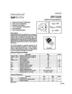 Irf Pdf Datasheet All Transistors Datasheet Power Mosfet Igbt