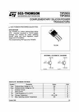 Tip Pdf Datasheet All Transistors Datasheet Power Mosfet Igbt