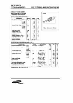 Tip30 Sam PDF Datasheet ALL TRANSISTORS DATASHEET POWER MOSFET IGBT