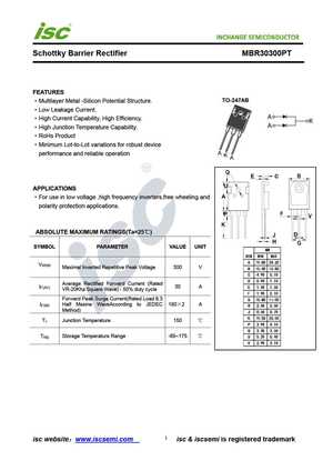 Mbr Pt Pdf Datasheet All Transistors Datasheet Power Mosfet Igbt