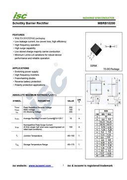 Mbrb Pdf Datasheet All Transistors Datasheet Power Mosfet Igbt