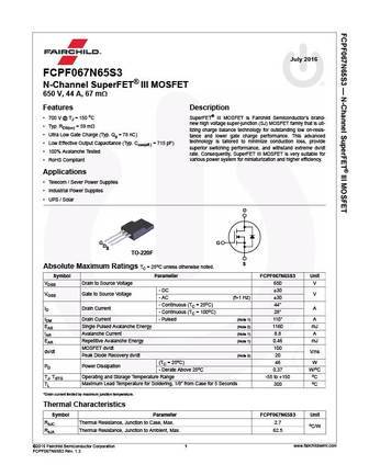 fcpf067n65s3