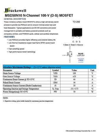 MSD50N10
