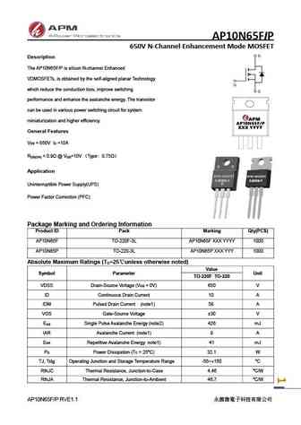 AP10N65P
