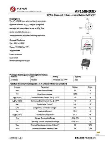 AP150N03P
