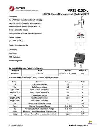 AP15N10D-L