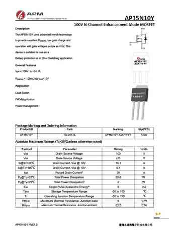 AP15N10D-L