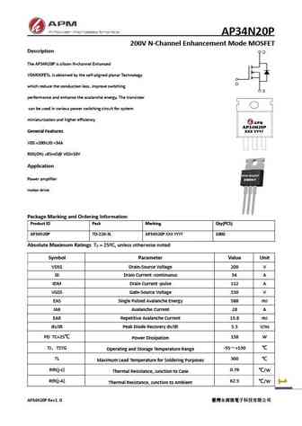 AP34N20P