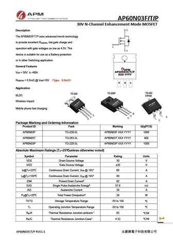 AP60N03P