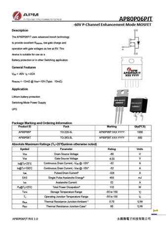 AP80P06P