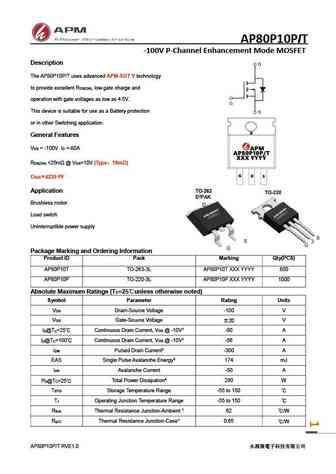 AP80P10T