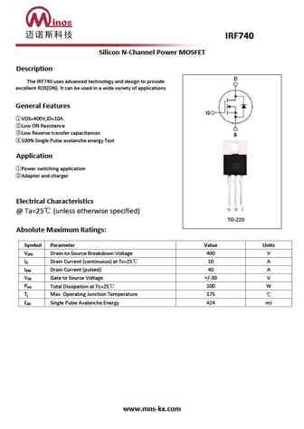IRF744PBF