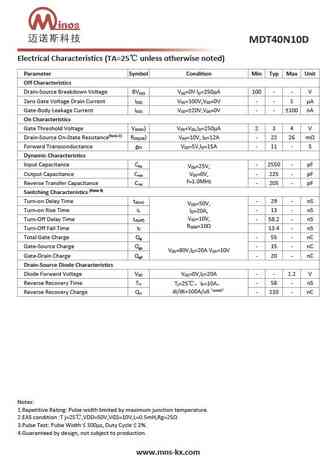 mdt40n10d