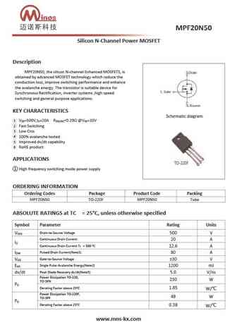 MPF20N50