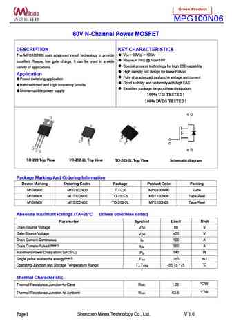 MPG100N06S