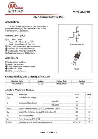 MPG100N06S