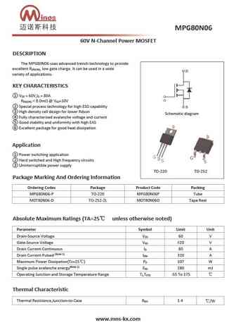 MPG80N06P