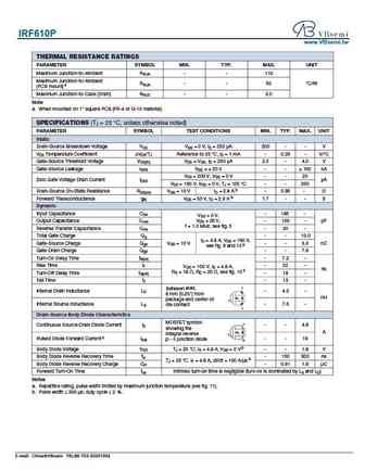 irf610p