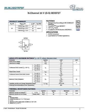 IRLML2502PBF
