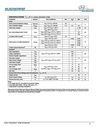 irlr2705trpbf