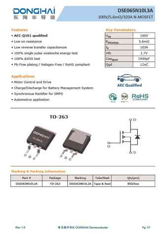 DSE065N10L3A
