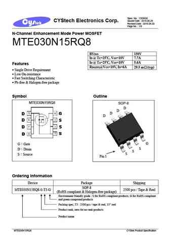 MTE030N15RQ8
