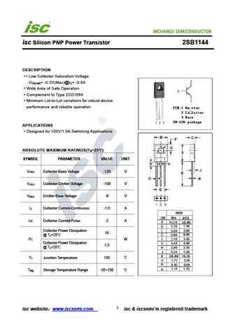 2SB1143R
