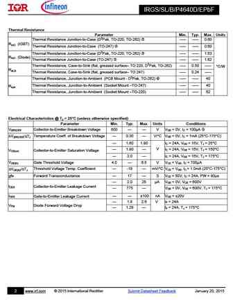irgs4640dpbf_irgsl4640dpbf_irgb4640dpbf_irgp4640dpbf_irgp4640d-epbf