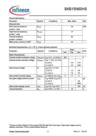 skb15n60hs