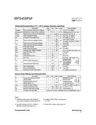 irf540spbf