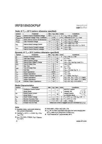 irfb18n50kpbf