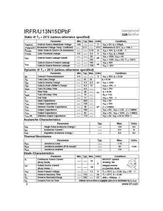 irfr13n15dpbf