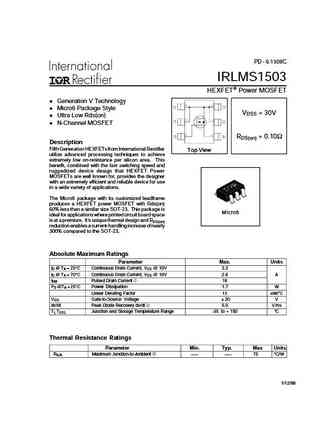 IRLMS2002TR
