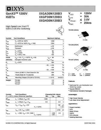 IXGA30N60C3
