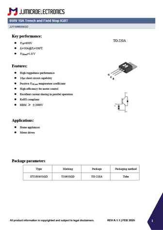 JJT10N65SCD

