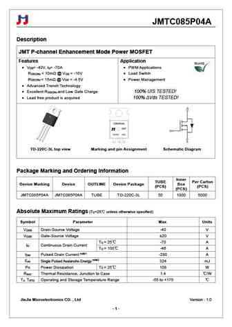 JMTC085P04A