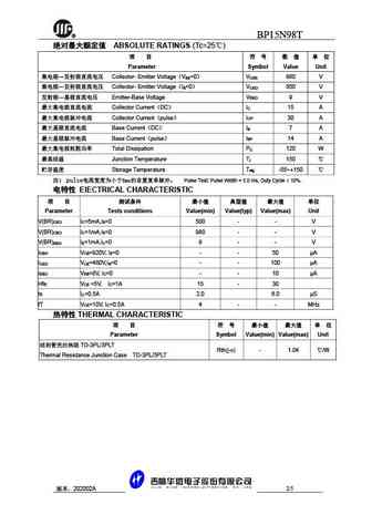 bp15n98t