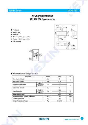 IRLML2502PBF
