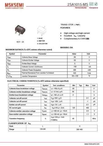 2sa1015-ms