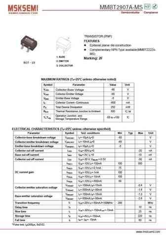 mmbt2907a-ms