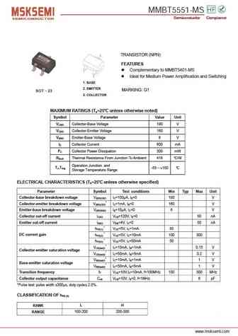 mmbt5551-ms