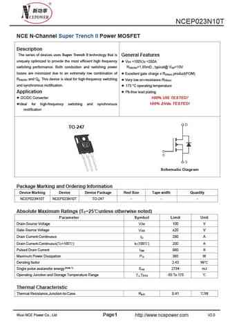 NCEP023NH85AGU
