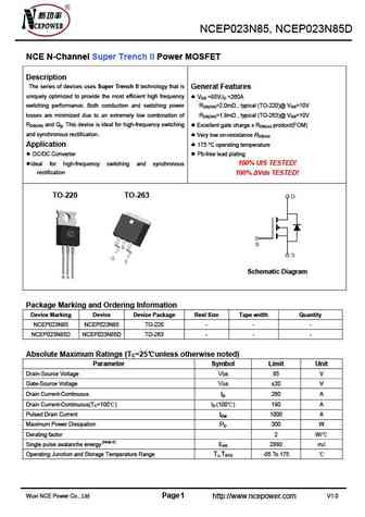 NCEP023NH85AGU
