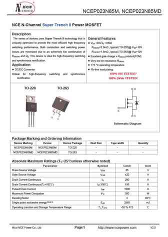 NCEP023NH85AGU
