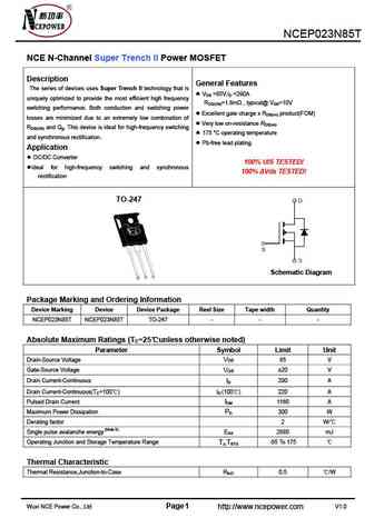 NCEP023NH85AGU
