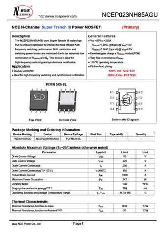 NCEP023NH85AGU
