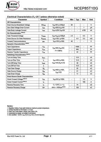 ncep85t10g