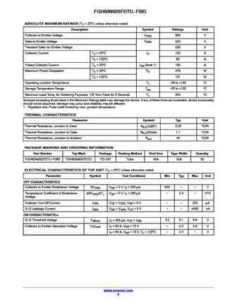 fgh60n60sfdtu-f085
