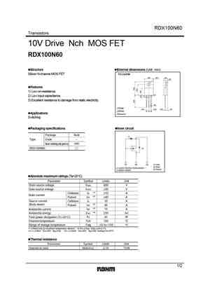 RDX100N60FU6
